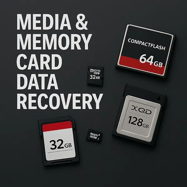 Media and Memory Card Data Recverey