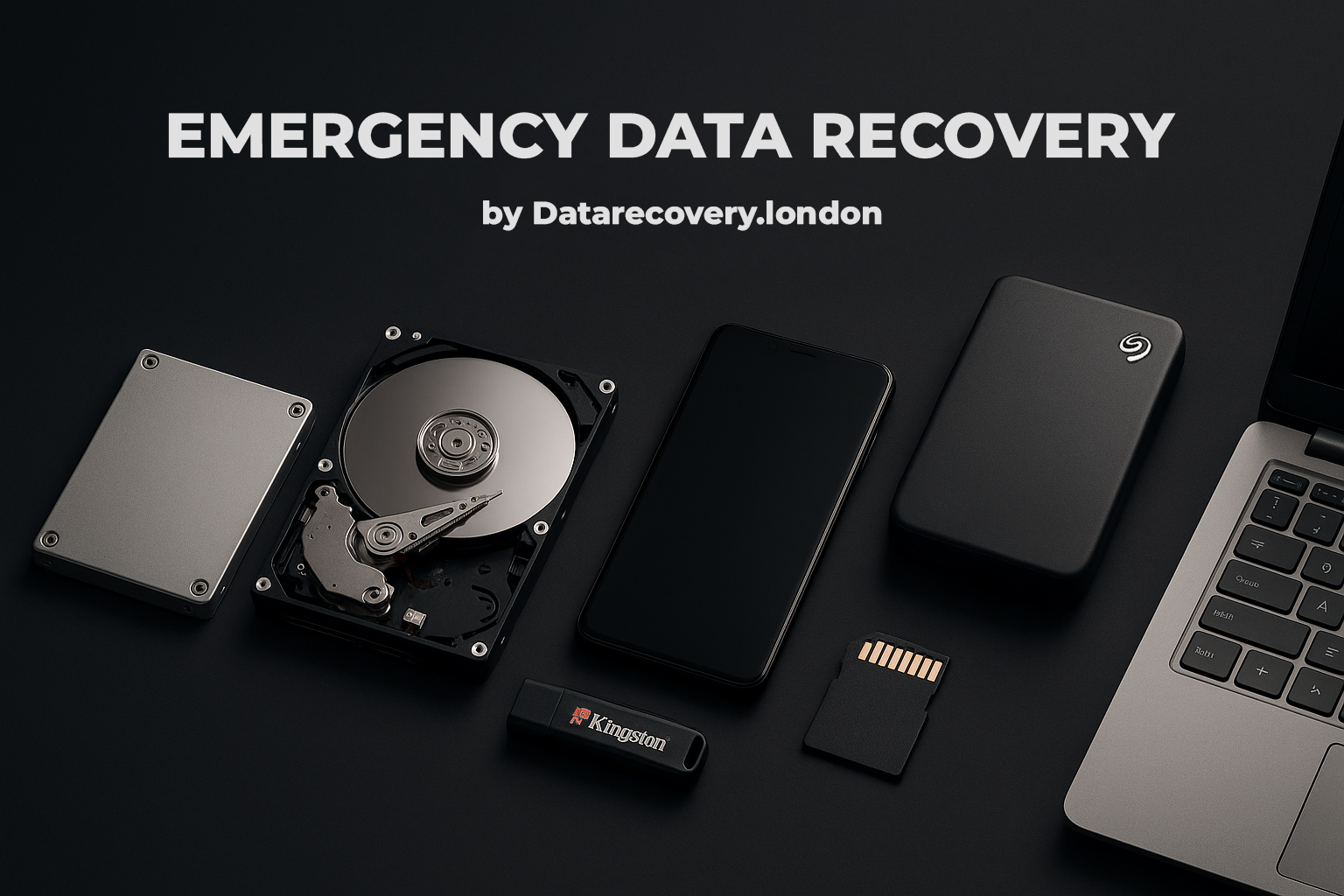 Emergency Data Recovery London by Datarecovery.london – hard drive, SSD, and laptop recovery service