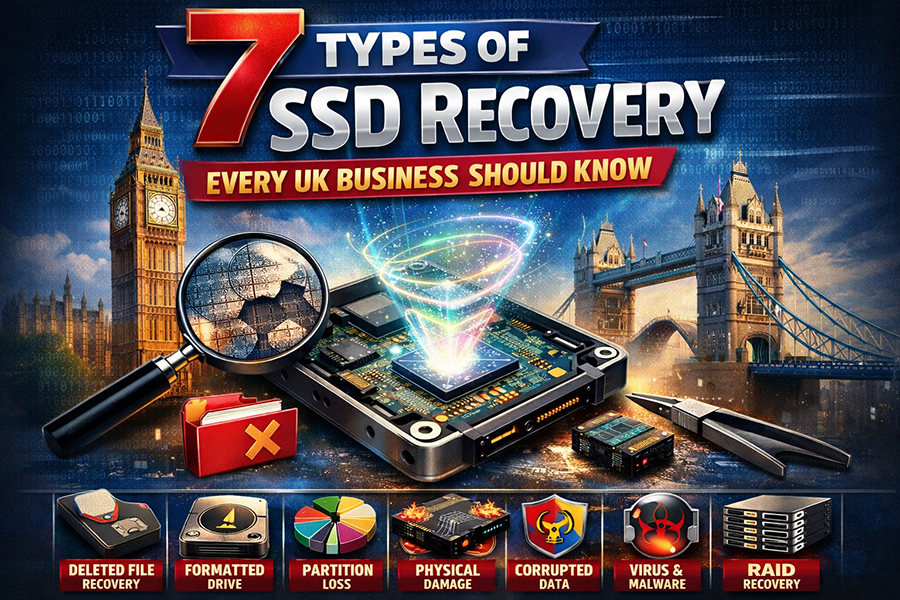 7 Types of SSD Data Recovery Every UK Business Should Know