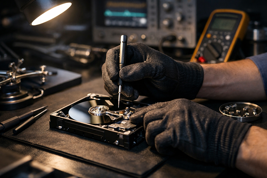 Data Recovery Lab Head Swap Desk