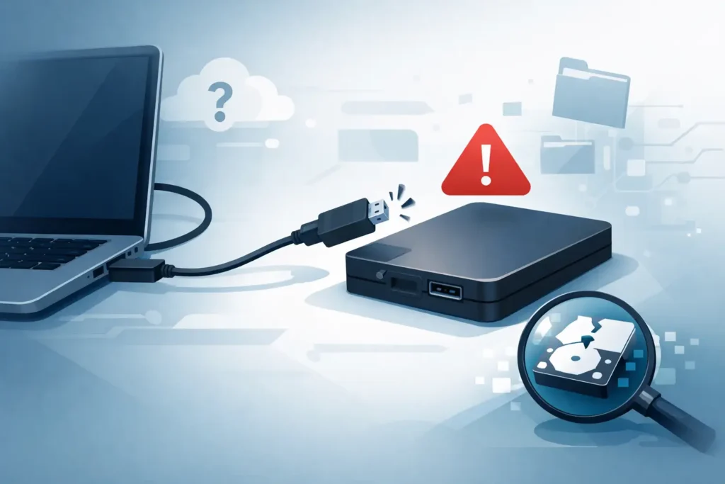 External Hard Drive Not Recognised Recovery