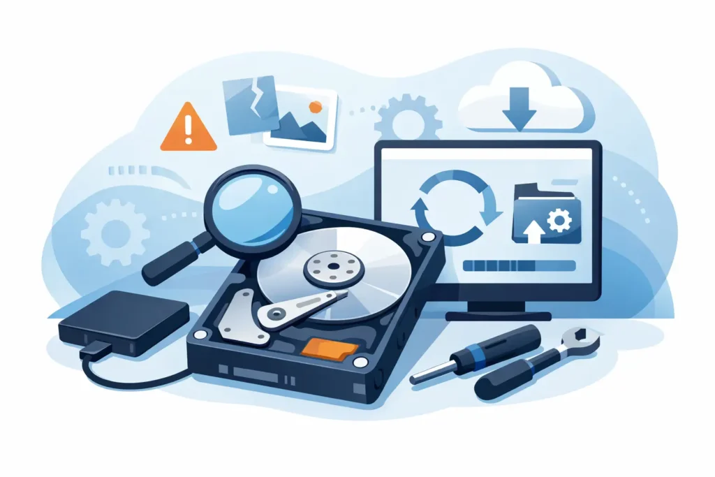 Hard Drive Recovery Guide: What to Do First