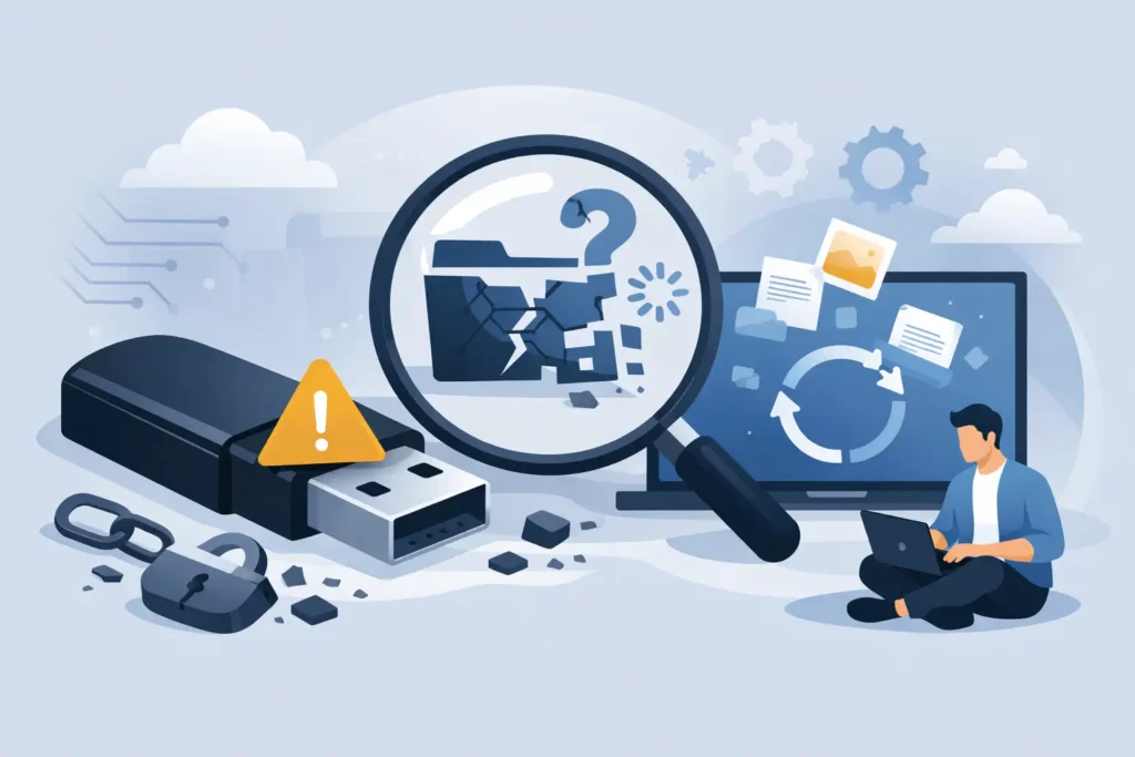 How to Recover an Inaccessible USB Drive 1 How to Recover an Inaccessible USB Drive