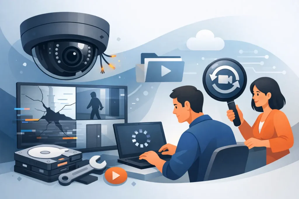 How to Recover Footage From Failed CCTV