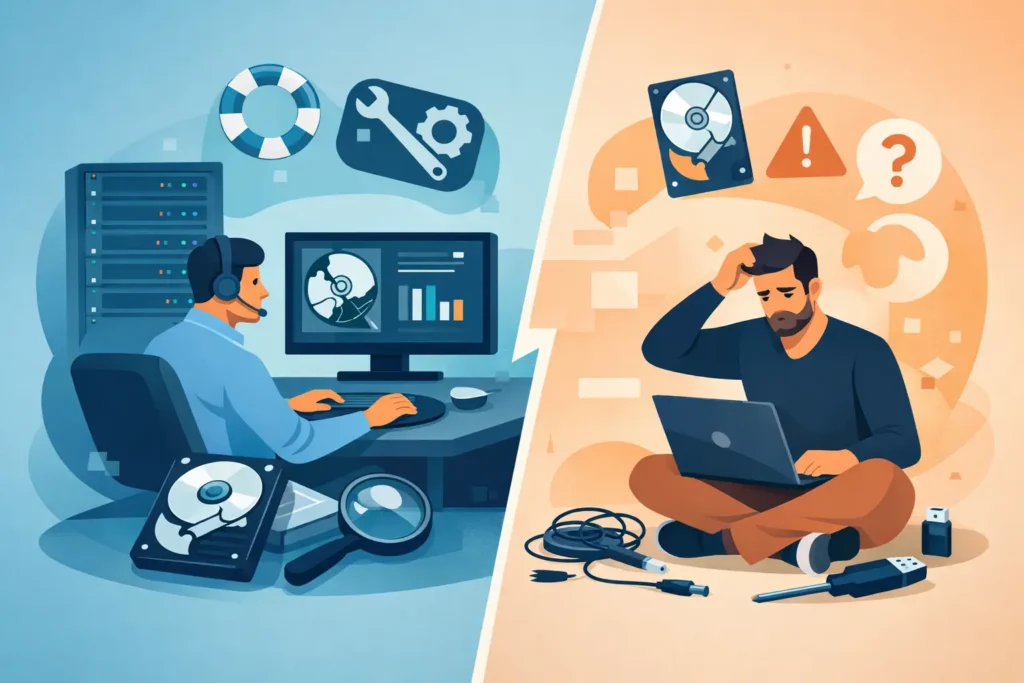 Professional Recovery Versus DIY Software 7 Professional Recovery Versus DIY Software