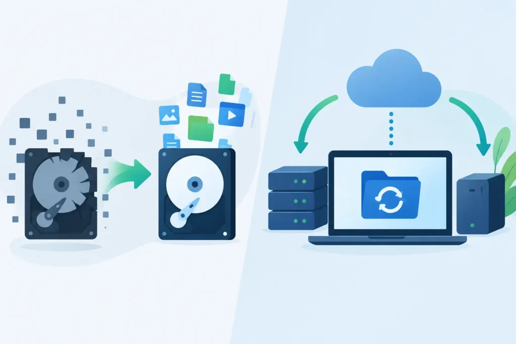 Data Recovery Versus Data Restoration Explained