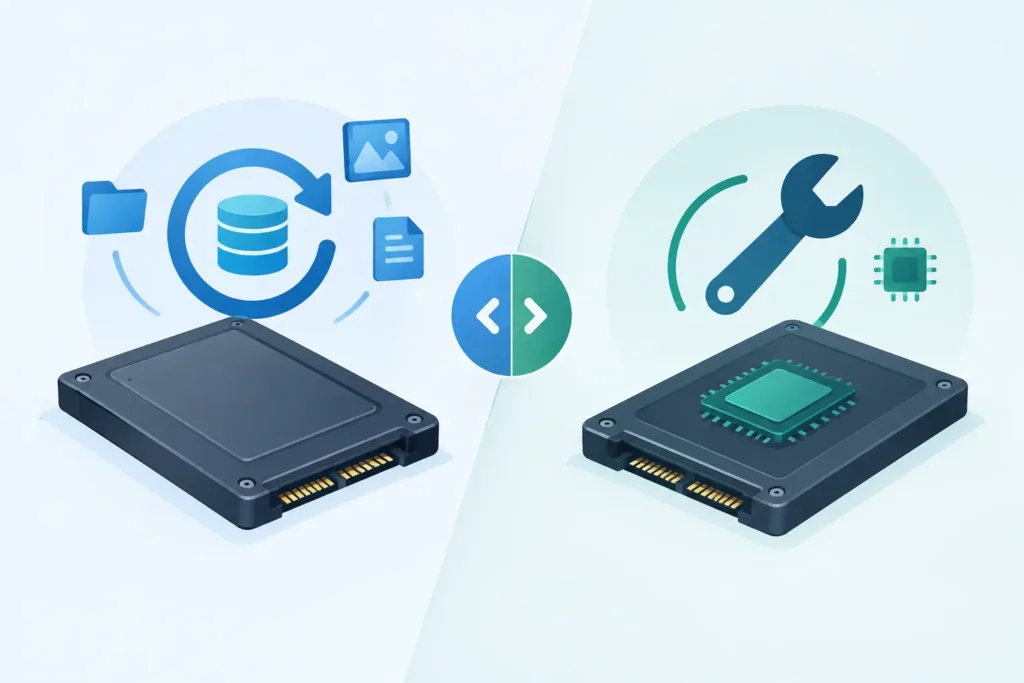 SSD Recovery Versus Flash Repair Compared